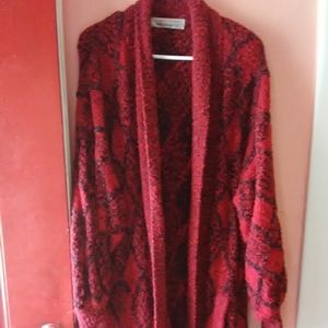 Karen Scott duster sweater.